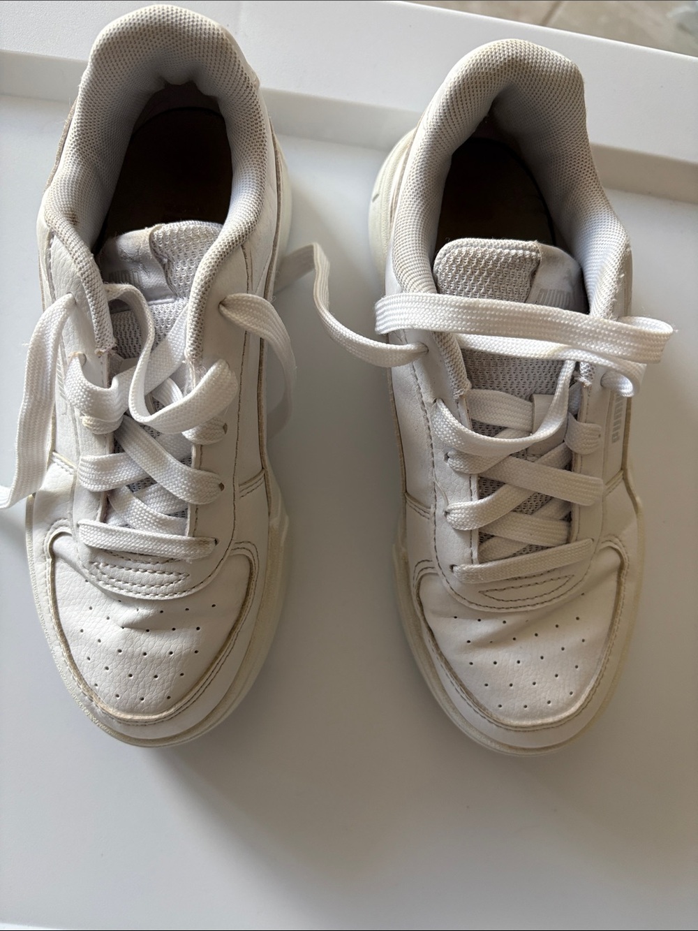 Puma Kids White Sneakers